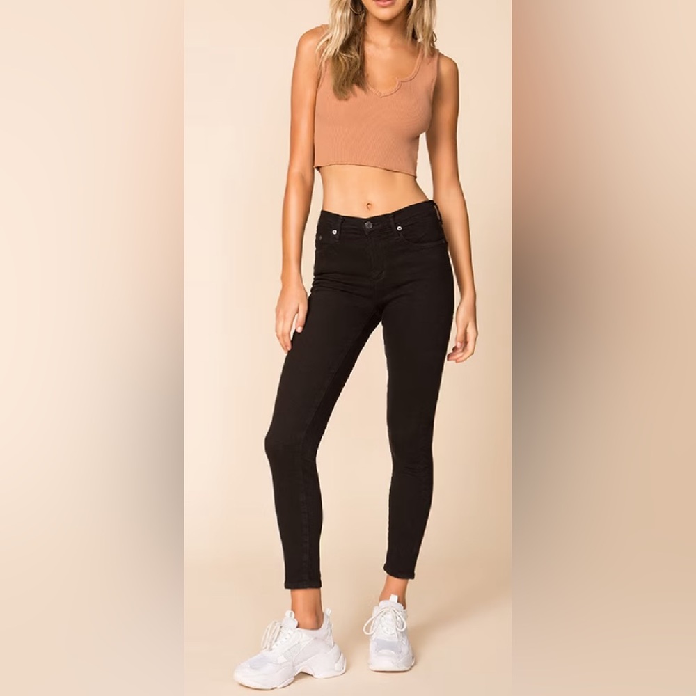 AGOLDE - Sophie Mid Rise Ankle Skinny Jeans - Picture 2 of 12